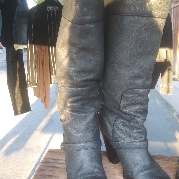 Sam Edelman Genuine Leather Black Boots sz.8.5 - Picture 5 of 5